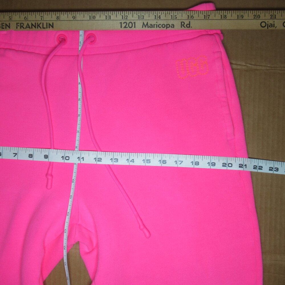 UGG Hot Pink 'Daniella' Drawstring Sweatpants | Size XL - Picture 6 of 11